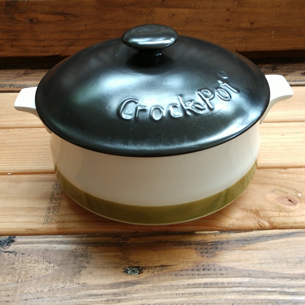 Vintage crockpot stoneware